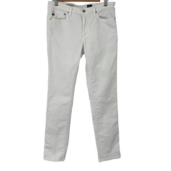 ADRIANO GOLDSCHMIED The Prima Mid Rise Cigarette White Size 30 - Picture 1 of 8
